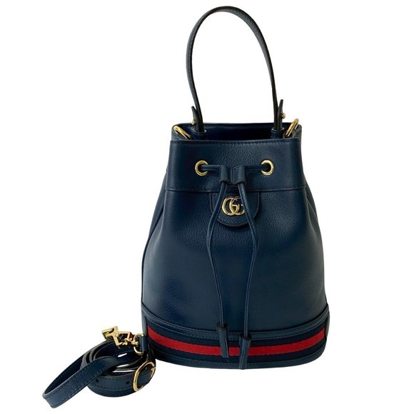 GUCCI Red Leather Shoulder Bag - Picture 1 of 10